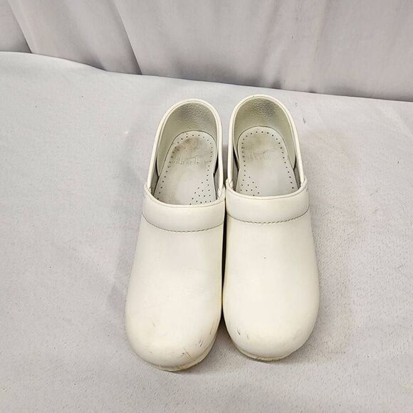 Dansko Professional Slip-On Clogs Women's 38 US 7.5 White Nursing Healthcare - Picture 6 of 8